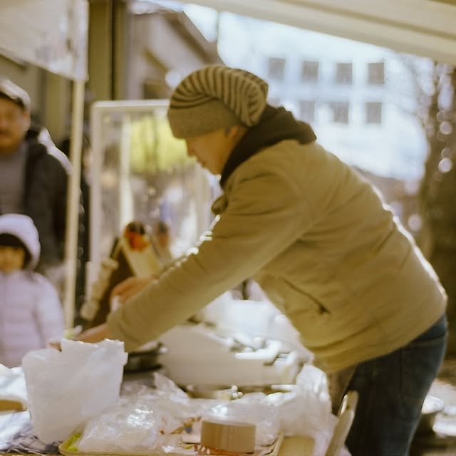 Instagram feed post photograph from Takayama, Japan, shot on film.