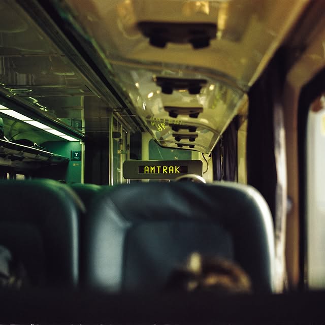 Instagram feed post photograph from an Amtrak Pacific Surfliner trip, shot on film.