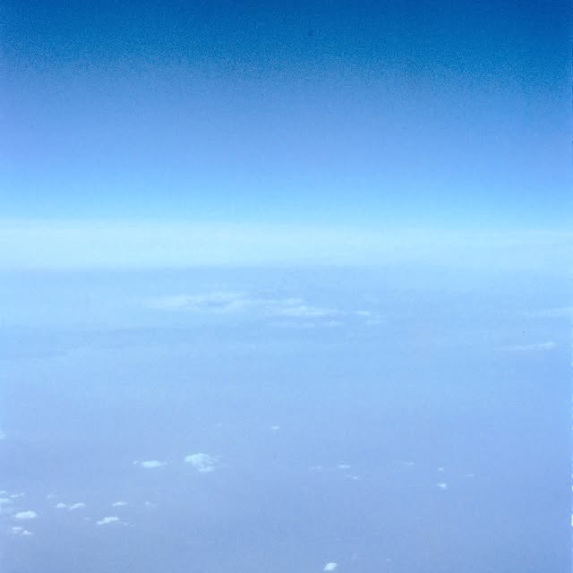 Instagram feed post photograph of Mt. Fuji from the Pacific, shot on film.